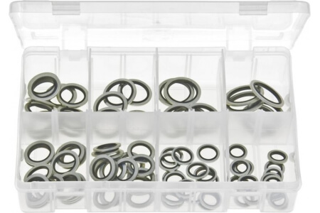 Assorted Box of Bonded Seals (Dowty Washers) - Metric