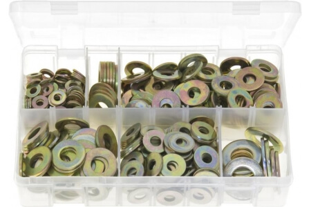 Assorted Box of Flat Washers 'Form C' - Metric