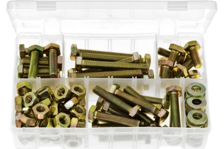 Assorted Box of M10 Fasteners