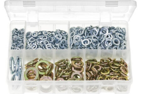 Assorted Box of Spring Washers - Metric