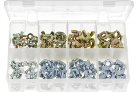 Assorted Box of Wing Nuts - Metric & UNC/BSW