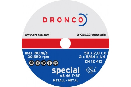 DRONCO 'Special' Mini Metal Cutting Discs