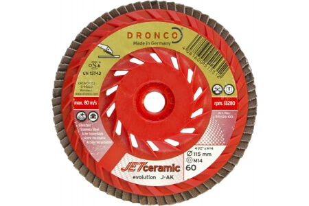 DRONCO 'JET Ceramic' Ceramic Flap Discs