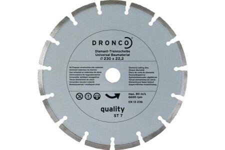 DRONCO 'Quality ST 7' Diamond Cutting Discs