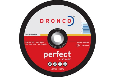 DRONCO 'Perfect' Metal Grinding Discs - Depressed Centre