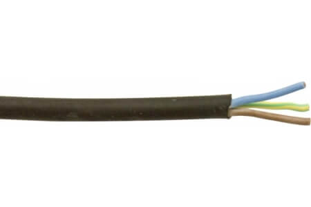 Mains Cable 3-Core - Tough Rubber Sheath (TRS)