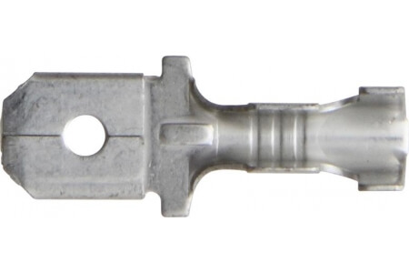 Non-Insulated Terminals Push-on Males - 6.3 mm Zinc