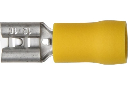 Yellow Insulated Terminals - Push-on Females