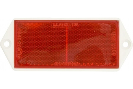Reflectors with Backing Plate - Red