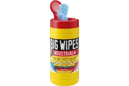 BIG WIPES 'Industrial+' Abrasive Blue Wipes