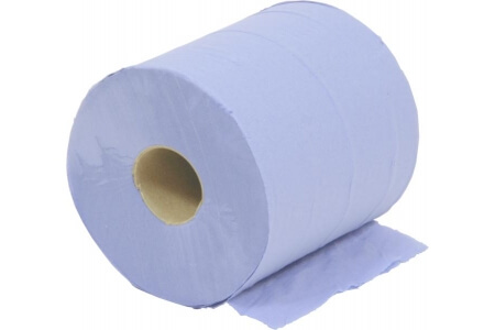 Blue Paper Wipes - Small Rolls
