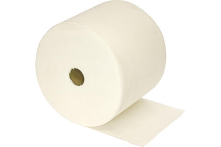 White Paper Wipes - Low-Lint Airlaid