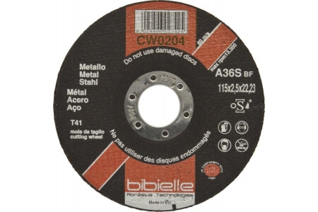 BIBIELLE 2.5 mm Thin Flat Metal Cutting Discs