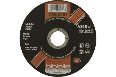 BIBIELLE 1.2 mm Thin Flat Metal Cutting Discs