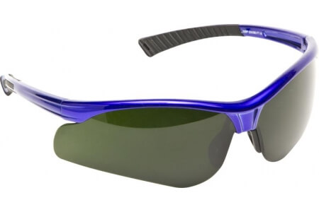Wraparound Safety Spectacles with Rubber Nose Pads